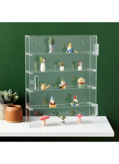 Juvale Acrylic Display Case With 5 Tiers For Collectibles Figures Rock Collection Wall Mountable (Clear Acrylic 14 In)  - Image 3
