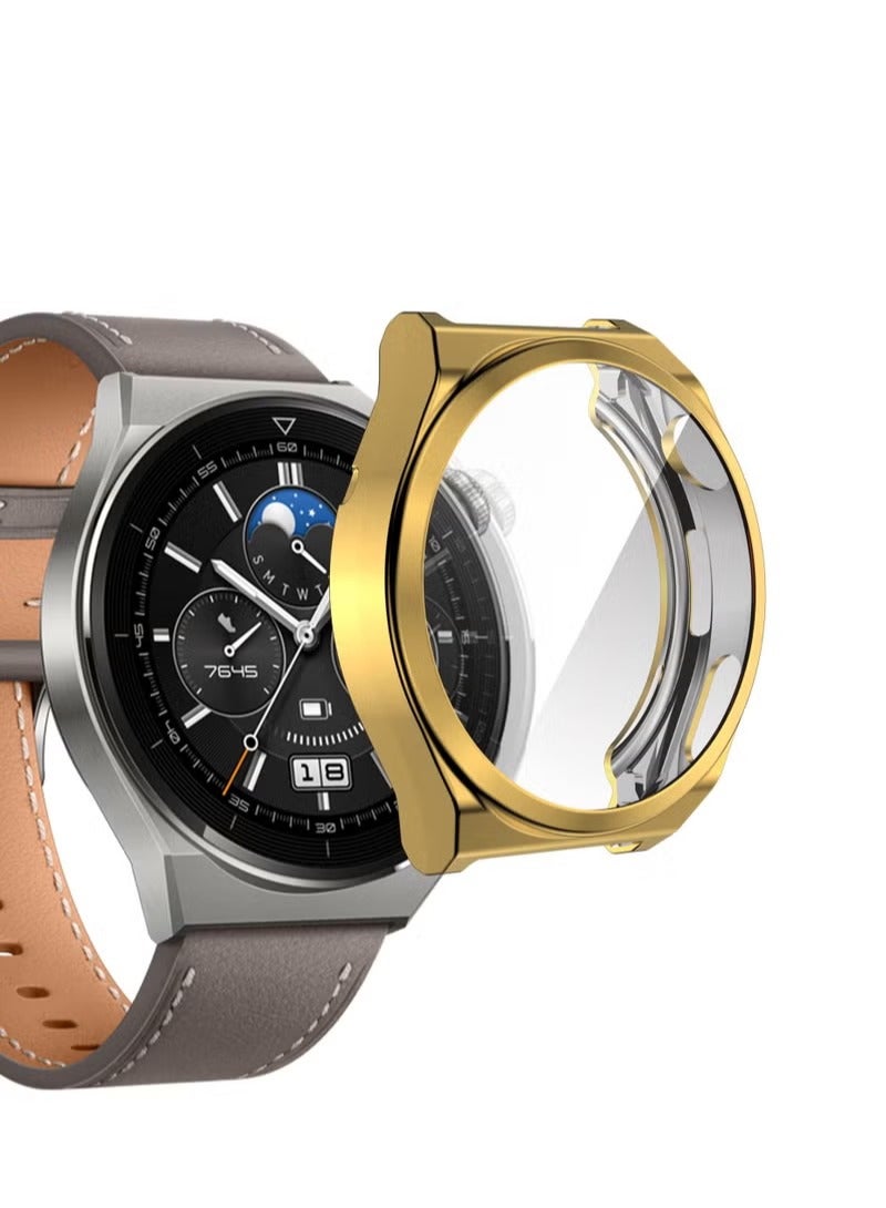Case for Huawei Watch GT3 pro 46mm, 6Pcs Screen Protector Overall Protective Ultra-Thin TPU HD Clear Cover - Image 5