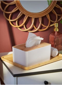 Roman Gifts Bamboo Tissue Box  - Image 2