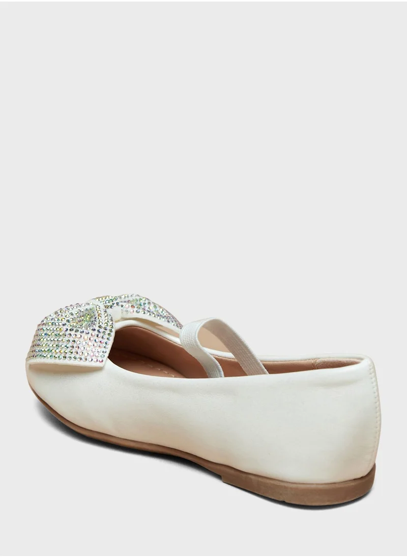 shoexpress Kids Bow Detail Ballerinas