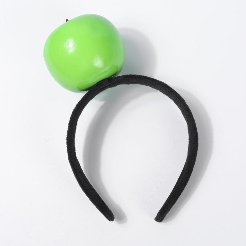 Generic Creative 3D Veggie Hairbands Carrot Pepper Eggplant Green Apple Hairband