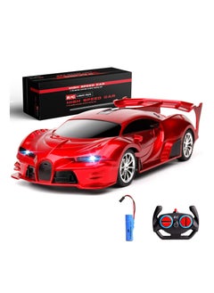 KASTWAVE Remote Control Car 2.4Ghz Rechargeable High Speed 1/18 RC Cars Toys for Boys Girls Vehicle Racing Hobby with Headlight Birthday Gifts for Kids (Red)  - Image 1