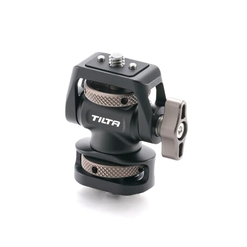 Tilta Camera Monitor Mounting Bracket 1420 with Locating Pins for External Monitor Accessories Supports 44lb Load 360 Rotation 175 Tilt Aluminum Adjustable Locking Arm for Camera Rigs - Image 1