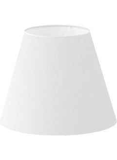 Moda35. White Lampshade Head Diameter 35 cm Fabric Conical A848 