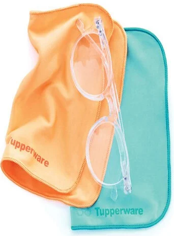 Tupperware Microfiber Glasses Cloth 2pcs Esc