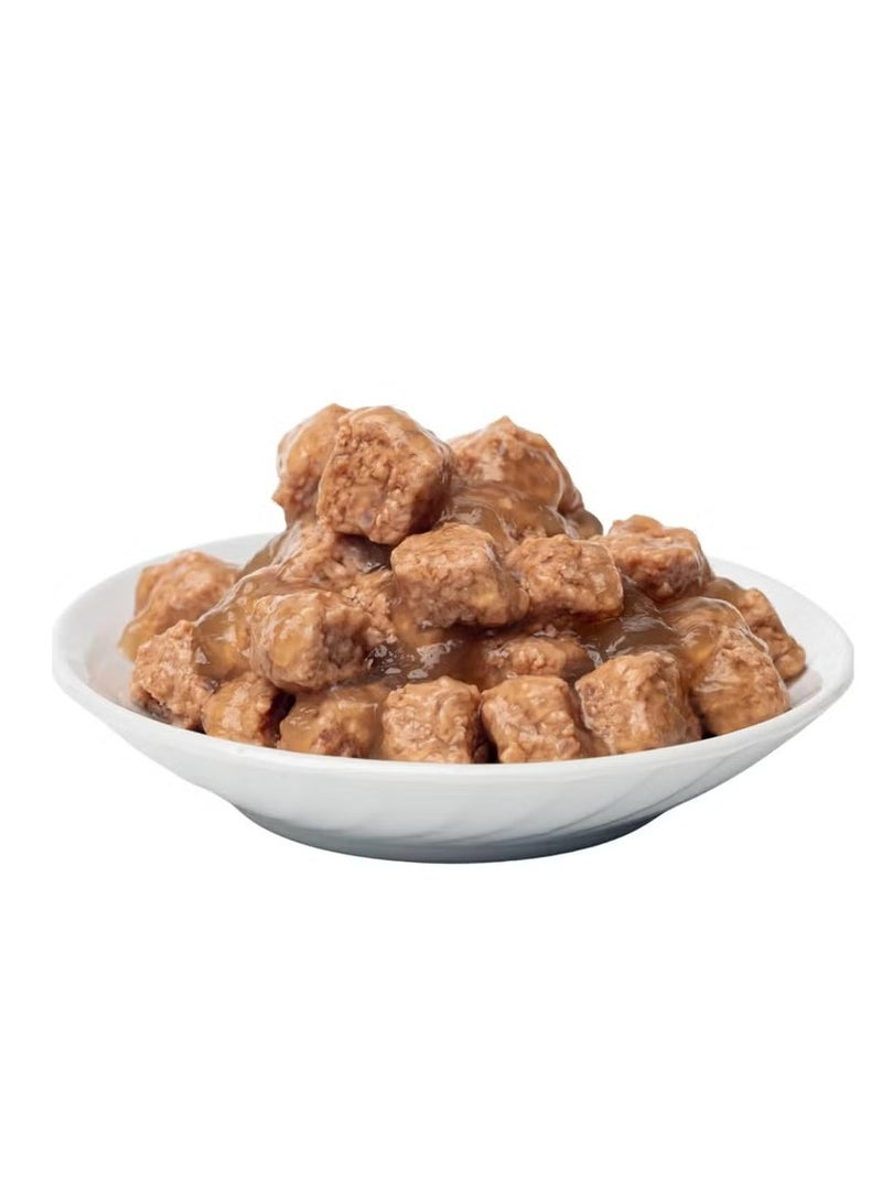 LOQMA Chunks of Chicken and Turkey in Gravy for Adult Cats, 12 x 400g - Image 2