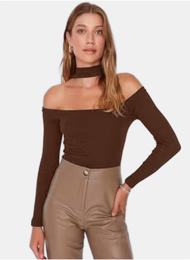 trendyol Woman Blouse Brown  - Image 1