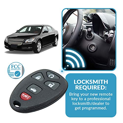 Keyless2Go Replacement for New Keyless Entry Remote Start Car Key Fob for 22733524 KOBGT04A Malibu Cobalt G5 G6 Grand Prix Lacrosse Allure - Image 5