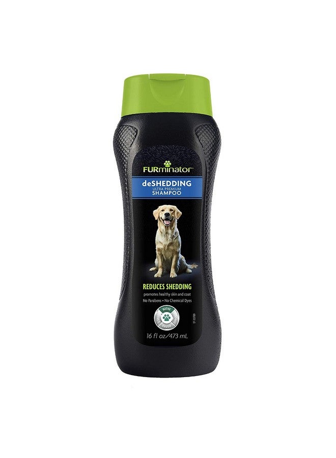 FURminator (3 Pack) FURminator deShedding Ultra Premium Shampoo, 16 Ounce each - Image 1