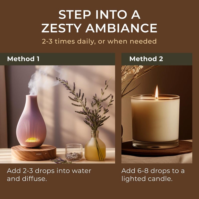 Gya Labs Lemon Verbena Essential Oil for Diffuser - Lemon Verbena Essential Oil for Skin, Hair, Perfume, Bath Bombs, Perfumes, Candles & Soaps - Citrusy, Refreshing Scent - 100% Natural (0.34 Fl Oz) - Image 4