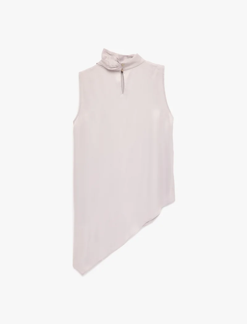 كوتون Long Satin Blouse