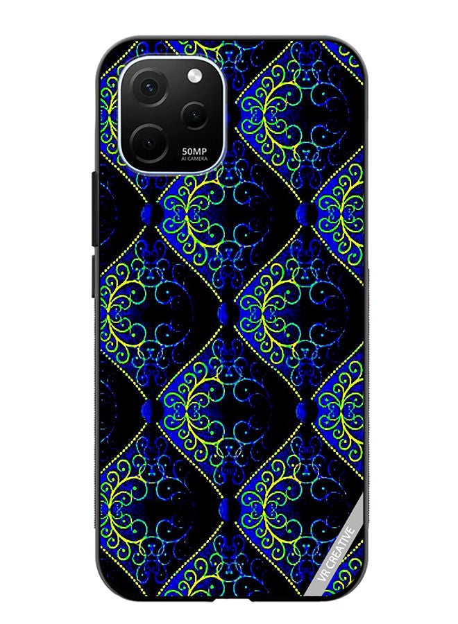 VR CREATIVE Protective Case Cover For Huawei Enjoy 50z Fractal Abstract Design Multicolour - Image 1