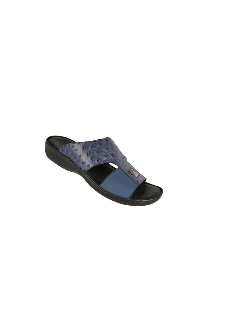 Josef Seibel - 071-2017 Josef Seibel Mens Comfort Sandals Blue - Image 1