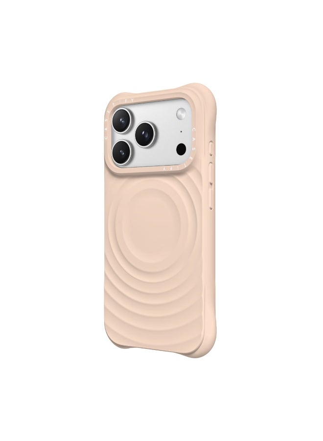 Casetify RIPPLE Case w/ Magsafe for Apple iPhone 17 Pro 6.3" 2025 | 6.6-Ft Drop Protection, Fashion Cover, Instagrammable, Slim Lightweight, Eco-Friendly, Wireless Charging - Oat - Image 2