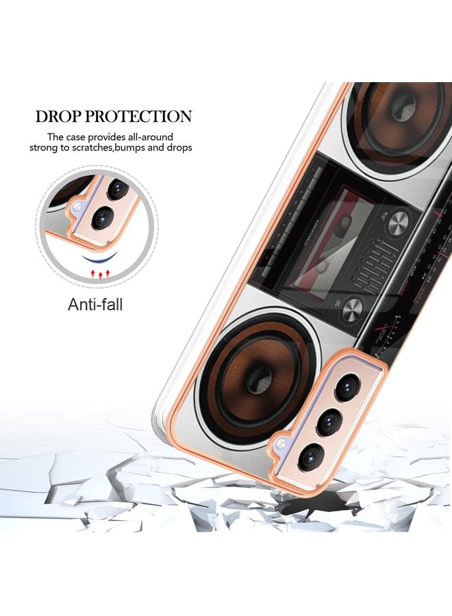 اس-توب جراب لهاتف Samsung Galaxy S21 FE 5G، جراب هاتف IMD مزدوج الجوانب مطلي بالرخام الكهربائي - Image 5