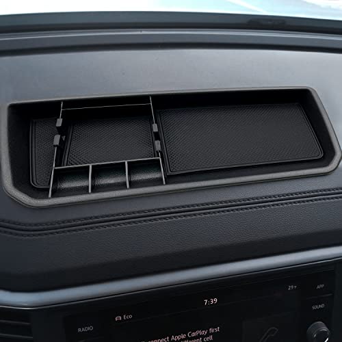 JOJOMARK for VW Atlas and Cross Sport Accessories Dashboard Organizer 2018 2019 2020 2021 2022 2023 Insert ABS Box Storage (Not fit for 2024) - Image 5