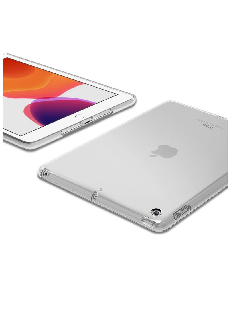 حافظة شفافة لجهاز iPad 10.2" الجيل التاسع 2021 / الجيل الثامن iPad 2020 / الجيل السابع iPad 10.2" 2019، غطاء خلفي رقيق وناعم وخفيف الوزن من TPU لجهاز iPad 9/8/7 بحجم 10.2 بوصة - Image 4