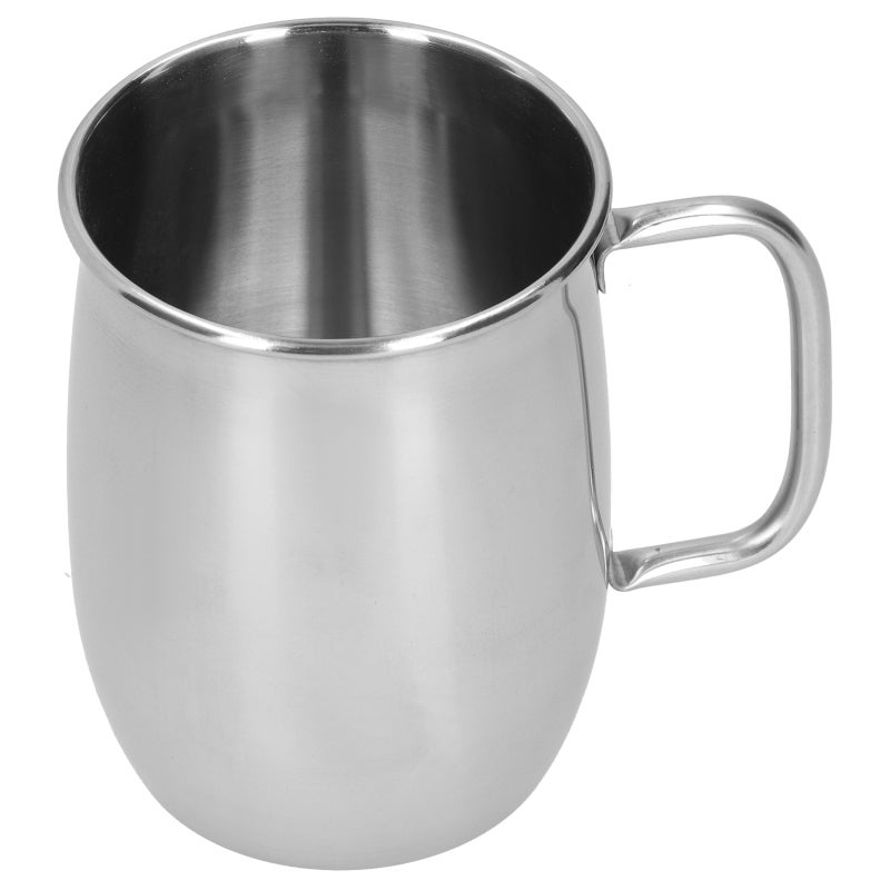 Insulated Stainless Steel Mug: 1000ml Capacity, Smooth Round Mouth - Ergonomic Comfort Handle, Stable Concave-Convex Bottom for Camping, Outdoor Activities, Home Use - Image 1