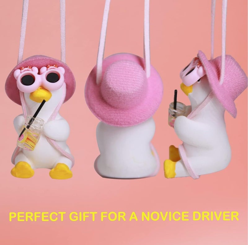VRB Dec Plastic 1 Set of Car Dashboard Decoration Items/car Decor Accessories for Dashboard,Miniature Toys,Car Dashboard Interior Decoration Accessories for Car(Hanging Car Decor Pink - 1 Set) - Image 5