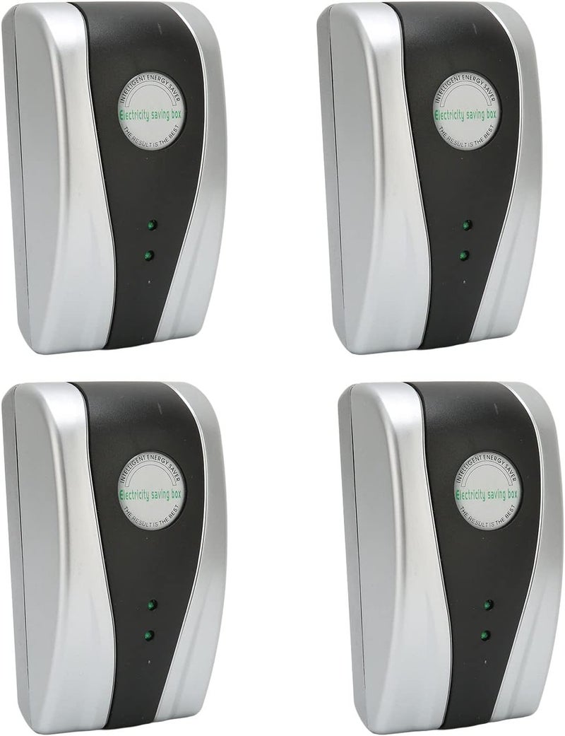 cheekyglo 4 Pack Power Save Smart Energy Saver Device, 90V250V 30KW Electricity Saving Box, Power Saving Box Electricity Reducer, Power Factor Saver House Voltage Stabilizer Energy Saving Device(US) - Image 1