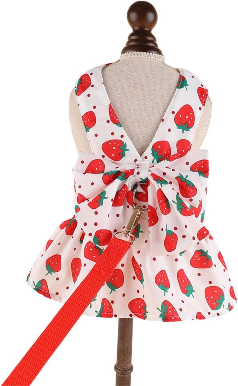 Elegant Pet Dress with Bows Dog Party Outfit Small Cats Cooling Vests for Small Media Large Pet Party Outfit - Image 1