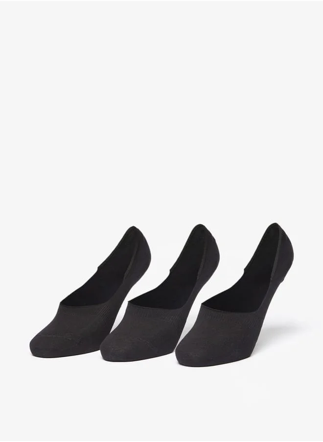 Celeste Women's Solid No Show Socks - Set of 3