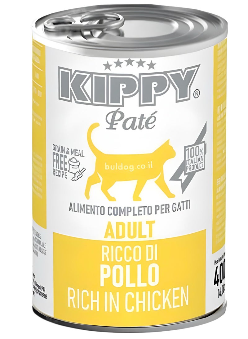 Kippy Pate Wet cat food (12 cans) - Kippy Pate  with Chicken flavor - 12 × 400g - Image 2