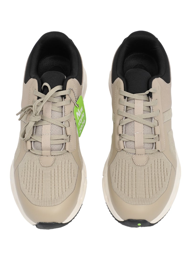 حذاء رياضي رجالي بلون بيج أنيق، يجمع بين التصميم العصري والراحة - مقاس 41 - Image 1