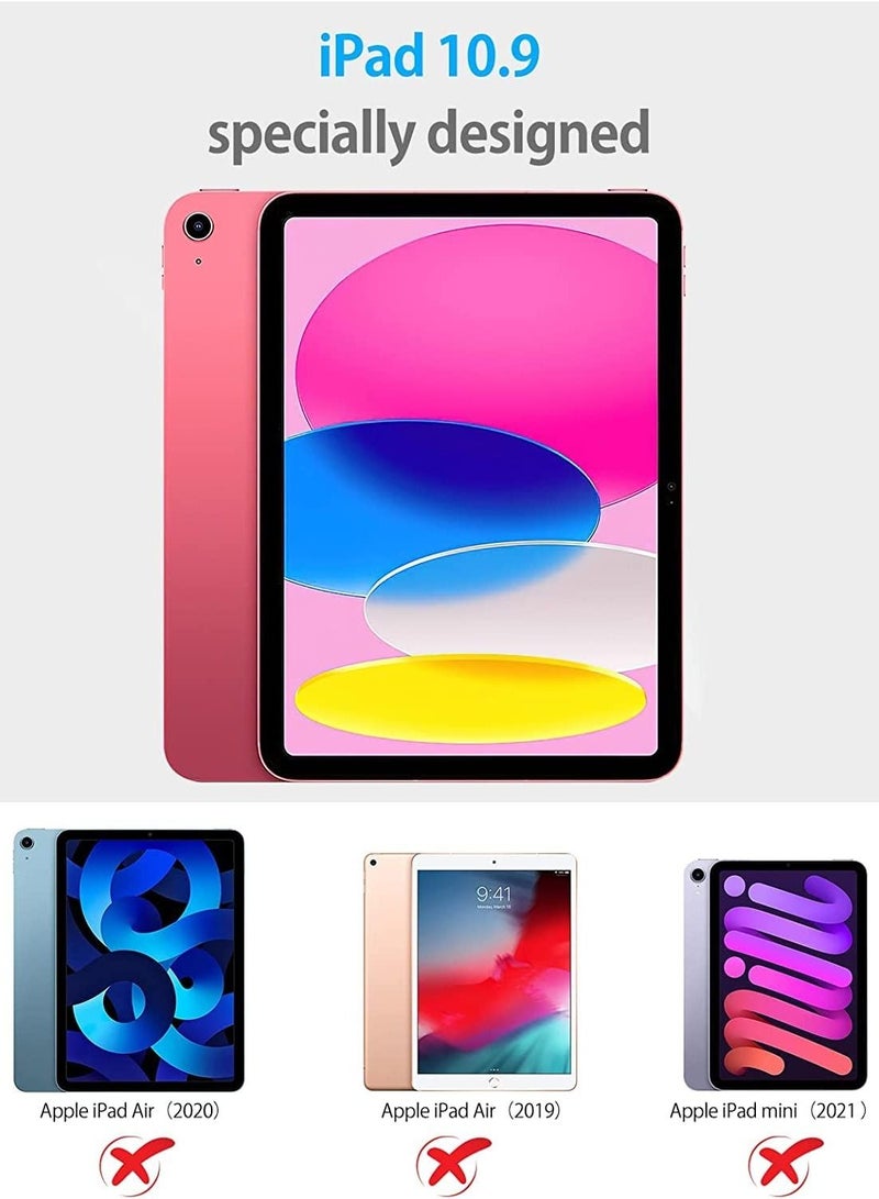 SYOSI Screen Protector Compatible with iPad 10th Generation 10.9 Inch, iPad 10 (2022 Released) Tempered Glass Film 2.5D Edge HD Clarity Apple Pencil Compatible 3 Pack - Image 3