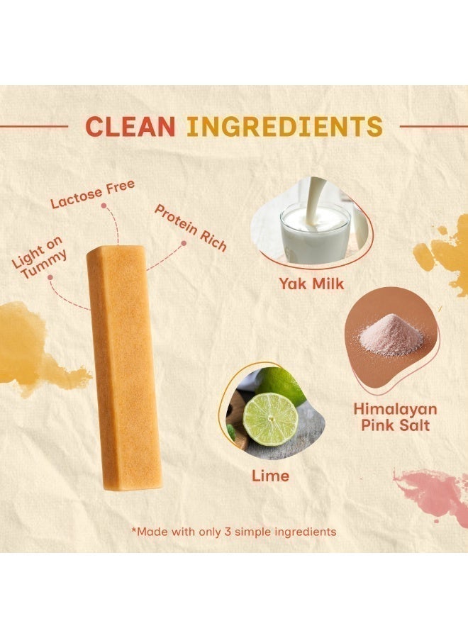 PUPRAZY Yak Cheese Himalayan Dog Chew Bars- Natural cheese Flavor| Clean, Long-lasting Veg Dental dog treat - Image 3