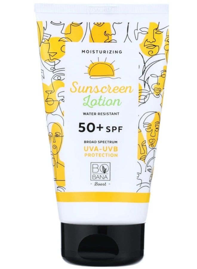 Sunscreen Lotion SPF 50+ (150ml) - Water Resistant for Beach & Pool