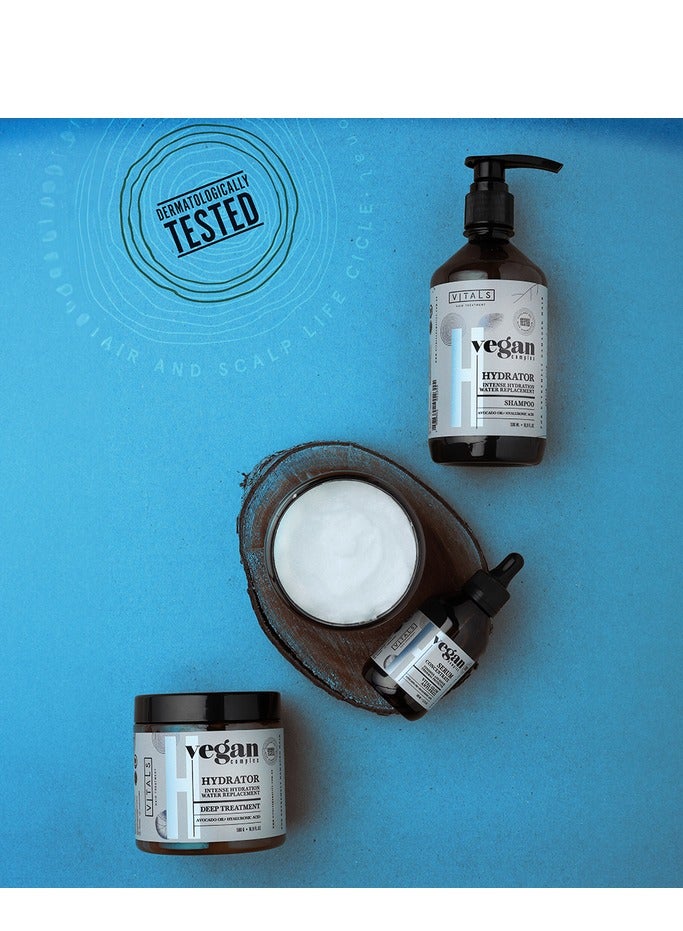 VITALS Daily Moisturizing After Treatment Set Shampoo 500ml Mask 500ml Serum 100ml - Image 4