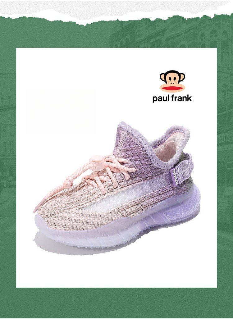 Paul Frank - Children's Color Blocking Splicing Coconut Shoes Versatile Sports Shoes - Image 1