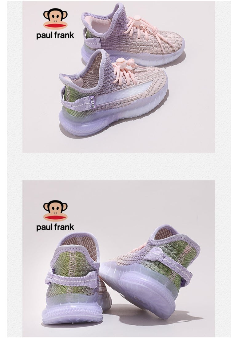 Paul Frank - Children's Color Blocking Splicing Coconut Shoes Versatile Sports Shoes - Image 1