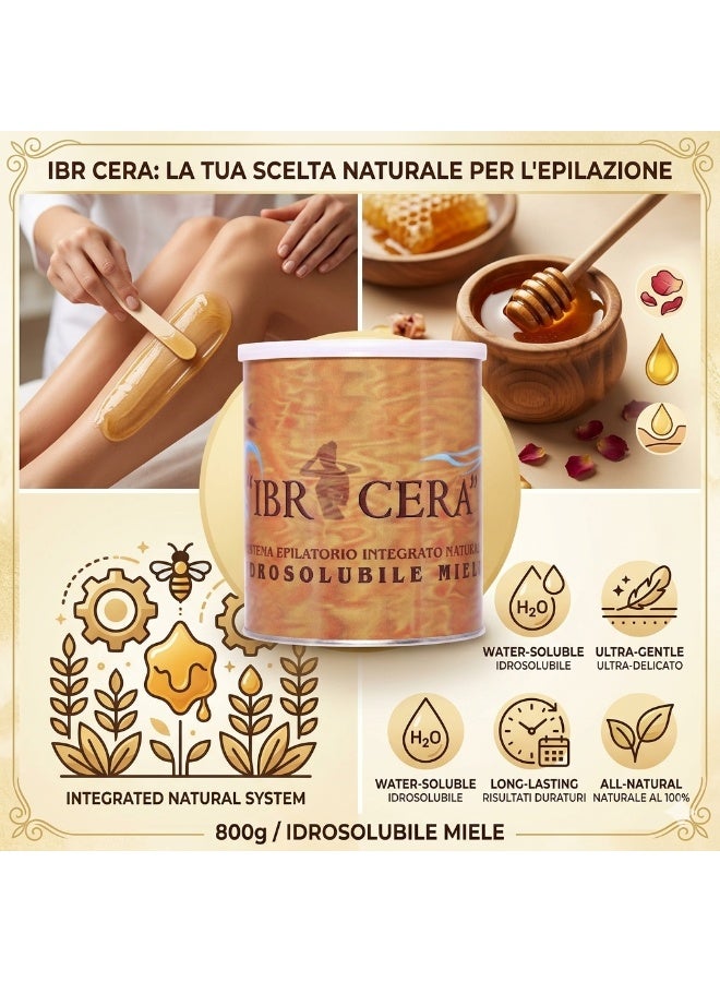 IBR Cera Dark Honey Hair Removal Wax, 600ml - Image 4