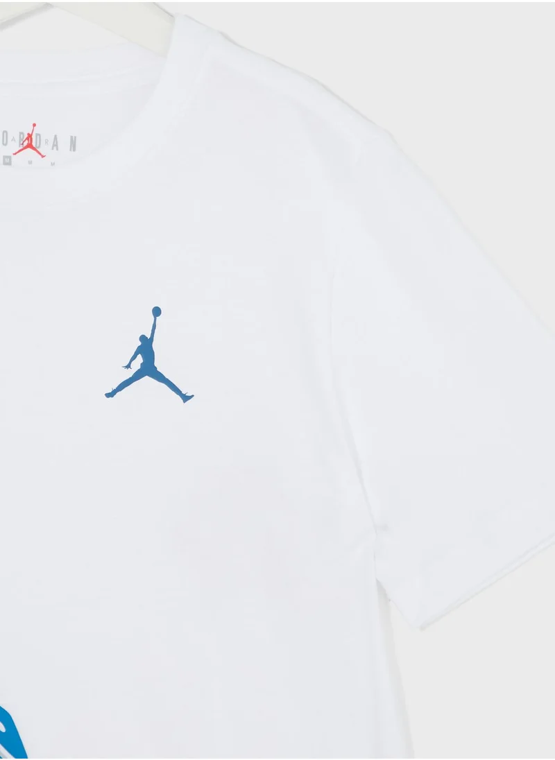 Jordan Youth Jordan Warped Galexy T-Shirt