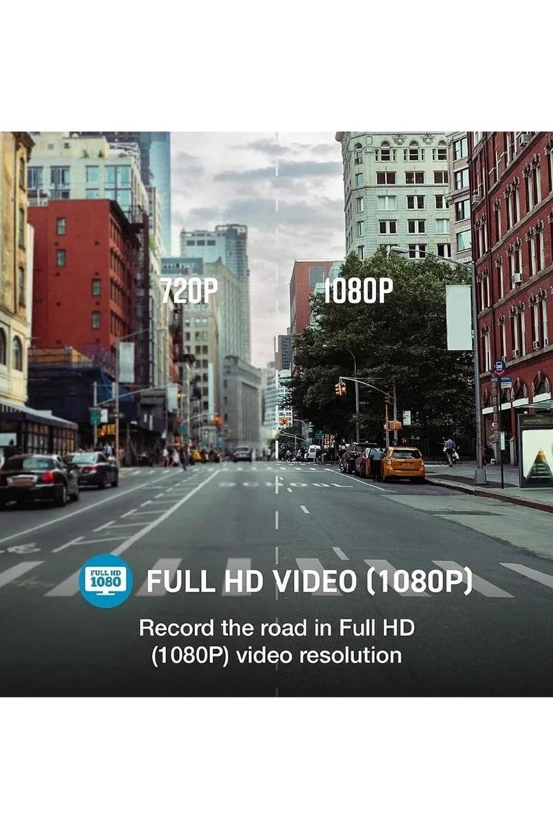 باس تيك كاميرا داش كام للسيارة للتصوير والتسجيل بدقة 2K زاوية 170 درجة BASTEC - Image 5