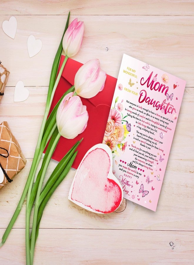 ATTLVV Mothers Day Gifts from Daughter，Happy Mothers Day Card,8x5.3 Inches,Quick-Dry,Eco-Friendly - Image 4