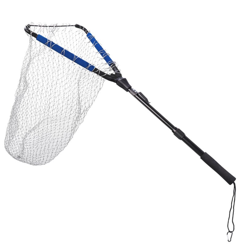 RESTCLOUD Fishing Landing Net with Telescoping Pole, Strong Aluminum Full Extended to 35.4 Inches - Image 4