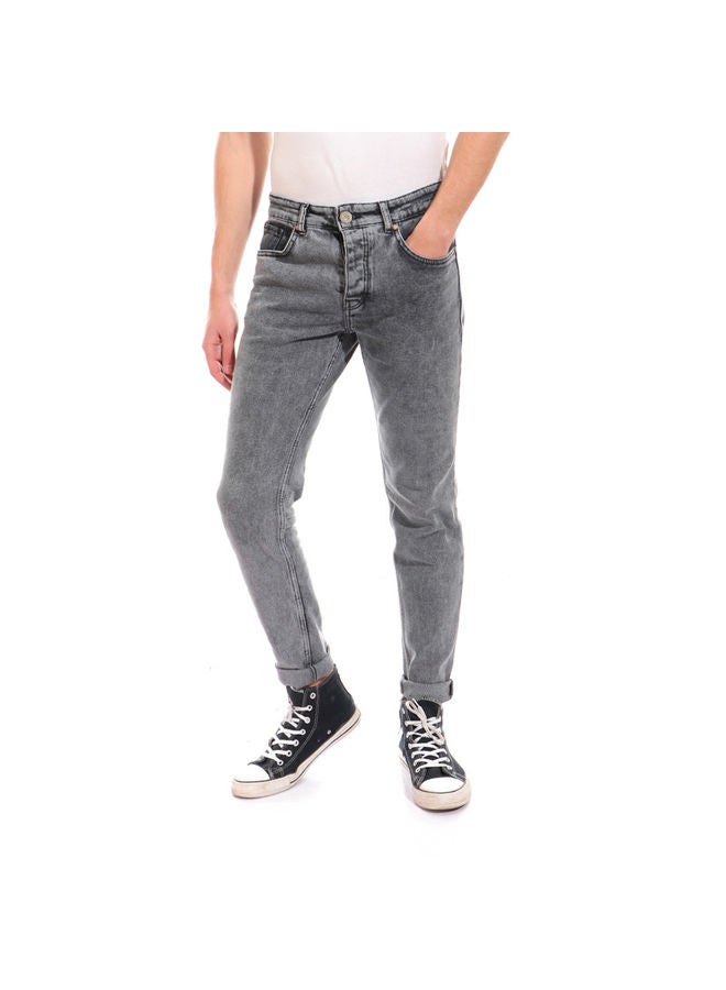 WHITE RABBIT White Rabbit Slim Fit Heather Grey Jeans - Image 1