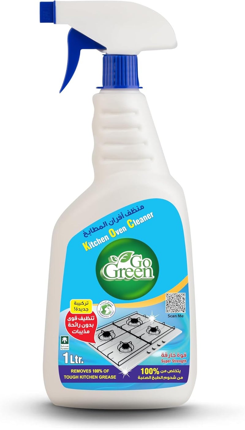 GO GREEN Kitchen Oven Cleaner 1 Litre - Image 1