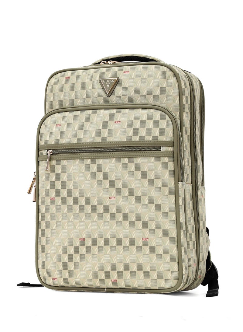 جس حقيبة ظهر مطبوعة من جيس بجيوب أمامية - حقيبة سفر خفيفة الوزن - Image 1