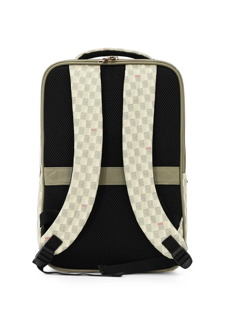 GUESS Guess Printed Backpack with Front Pocket – Lightweight &amp; Travel Bag