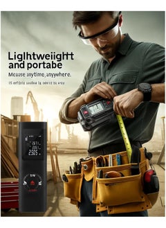 General Laser Rangefinder, 40M/131ft Digital Laser, Rechargeable Rangefinder for Distance, Area and Volume Measurement  - Image 5