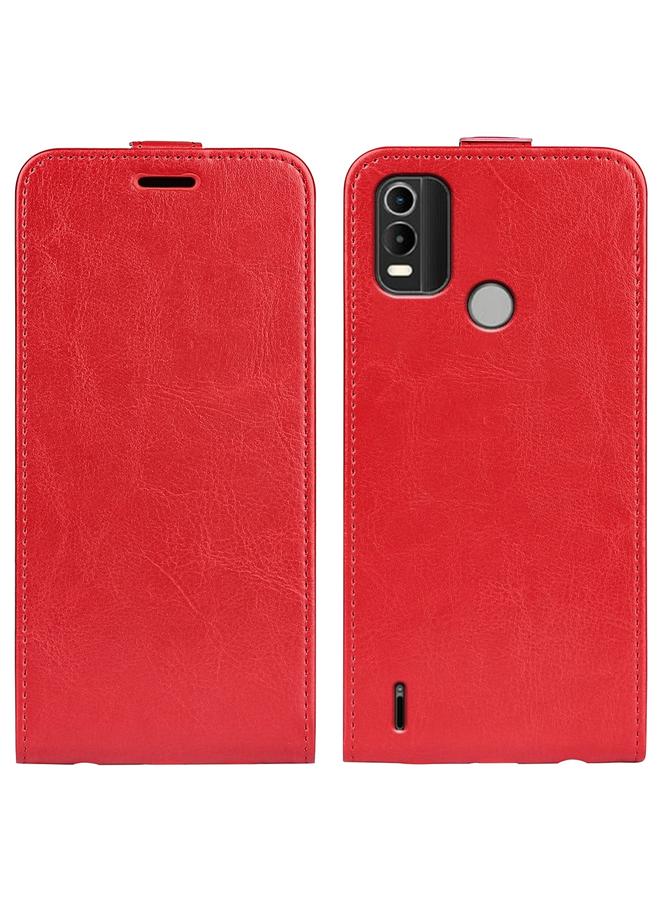 اس-توب جراب هاتف Nokia C21 Plus R64 بتصميم عمودي من الجلد - Image 1