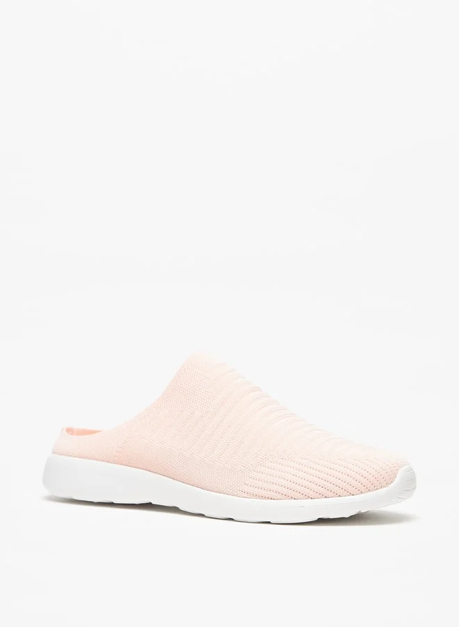 شو اكسبرس Women's Textured Slip-On Mules