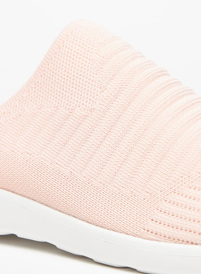 شو اكسبرس Women's Textured Slip-On Mules