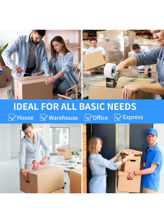 Mazko 2" x 100 Yards Clear Packing Tape – Strong Heavy Duty Packaging Tape for Parcel and Moving Boxes - Image 4