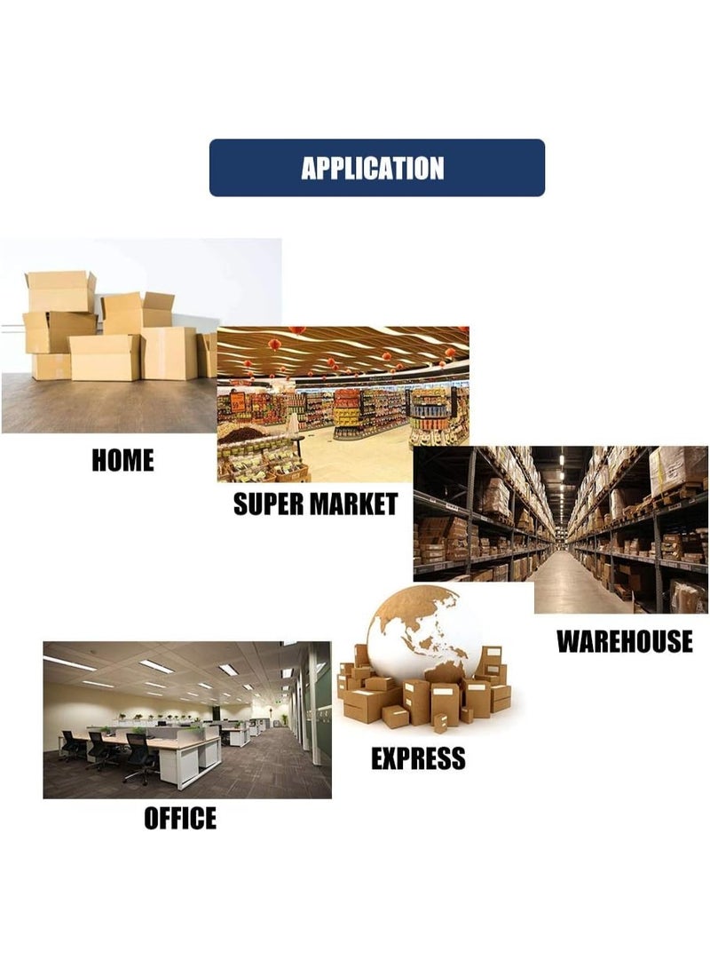 Mazko 2" x 100 Yards Clear Packing Tape – Strong Heavy Duty Packaging Tape for Parcel and Moving Boxes - Image 5