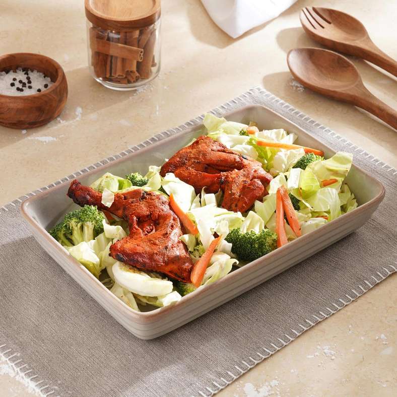 Pan Home صينية خبز مستطيلة رمادية للمطبخ